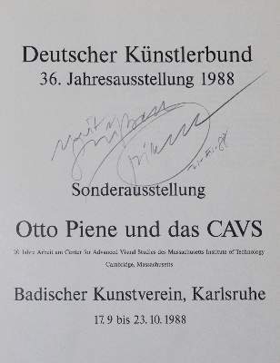Bild Nr.4: 141-721 Piene, Otto: (Kunstwissenschaft)