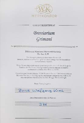 Bild Nr.5: 141-777 Breviarium Grimani.: (Faksimile)