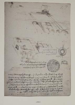 Bild Nr.7: 141-792 Leonardo da Vinci.: (Faksimile)
