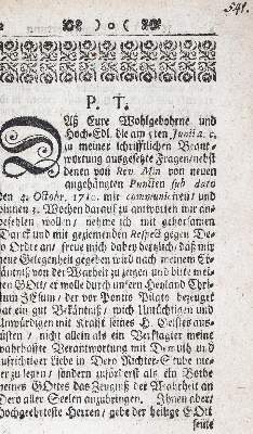 Bild Nr.1: 141-8 Antwort: (Alte Drucke, Handschriften und Theologie)