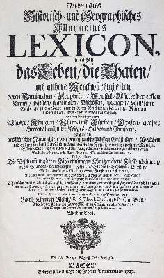 Bild Nr.1: 141-826 Iselin,J.C.: (Lexika - Wörterbücher - Sprachwissenschaften)