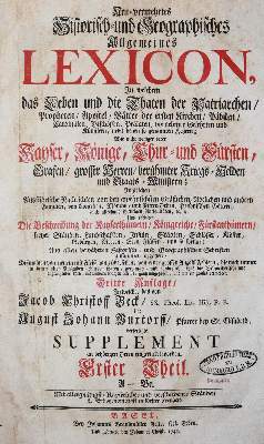 Bild Nr.1: 141-827 (Iselin,J.C.).: (Lexika - Wörterbücher - Sprachwissenschaften)