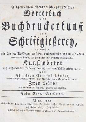 Bild Nr.1: 141-854 Täubel,Ch.G.: (Typographie und Kalligraphie, Buchdrucker)