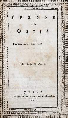 Bild Nr.1: 141-892 London und Paris.: (Karikatur)