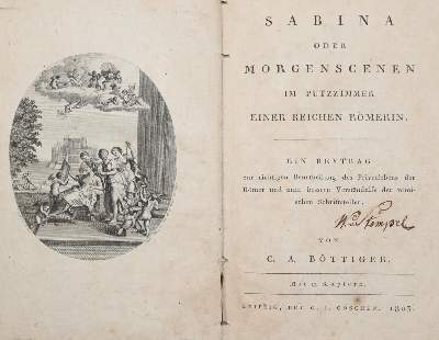 Bild Nr.2: 141-991 Böttiger,C.A.: (Literatur und illustrierte Bücher bis 19.Jahrhundert)