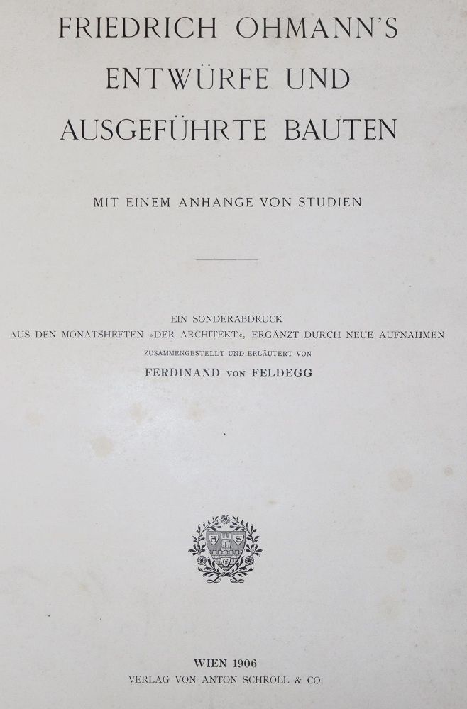 Große Abbildung Nr.3: 142-1021 Feldegg,F.v.: (Architektur)