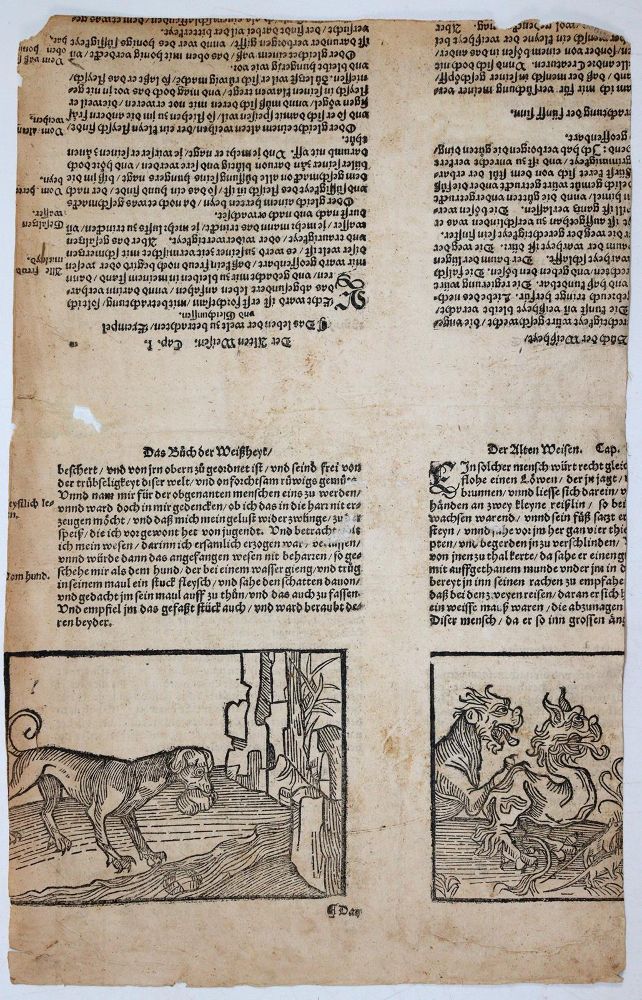 Große Abbildung Nr.2: 142-104 Einbandmakulatur.: (Alte Drucke, Handschriften und Theologie)