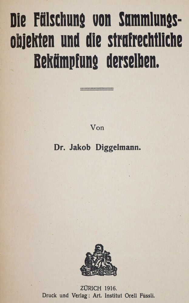Große Abbildung Nr.1: 142-1046 Diggelmann,J.: (Kunstwissenschaft)