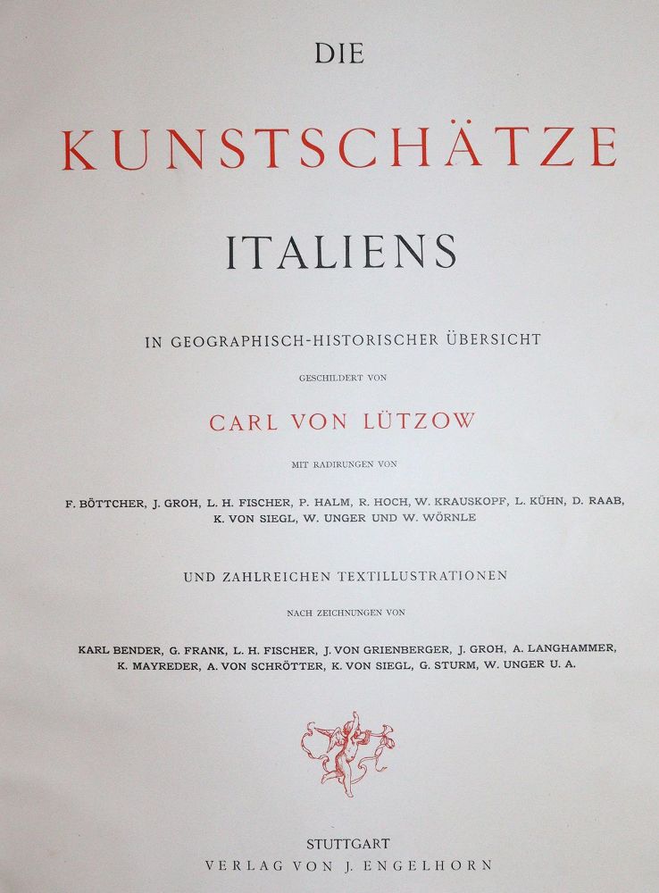 Große Abbildung Nr.1: 142-1065 Lützow,C.v.: (Kunstwissenschaft)