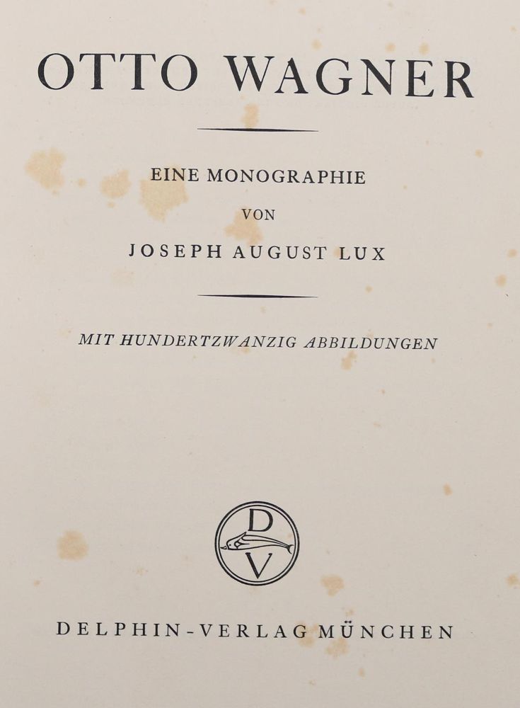 Große Abbildung Nr.1: 142-1066 Lux,J.A.: (Kunstwissenschaft)