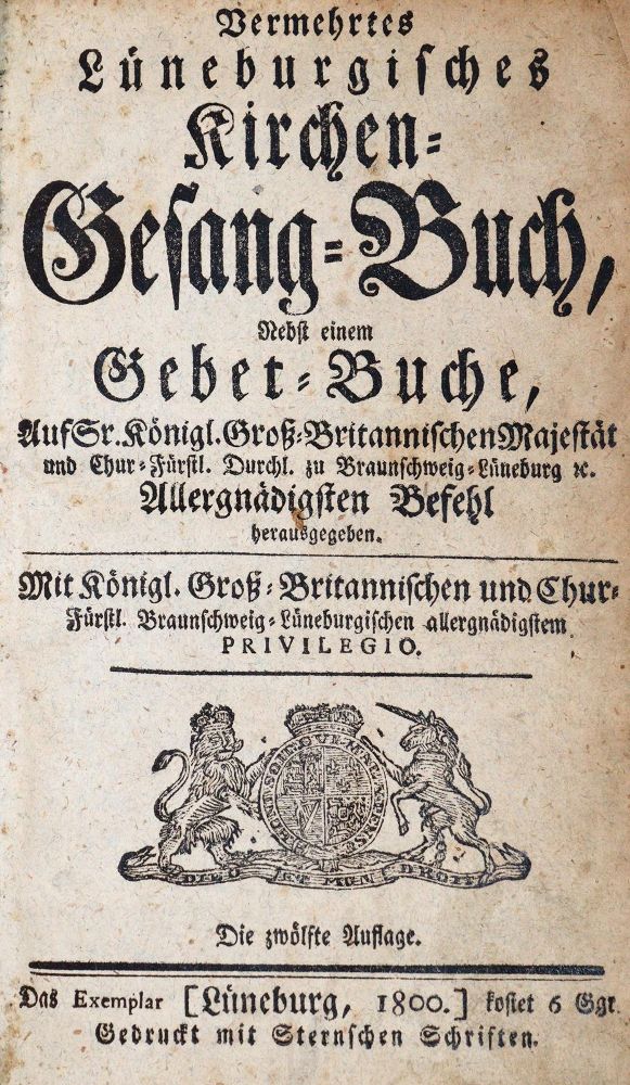 Große Abbildung Nr.3: 142-108 Vermehrtes Lüneburgisches: (Einband)