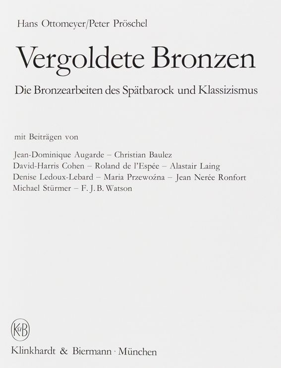 Große Abbildung Nr.1: 142-1081 Ottomeyer,H. u. Pröschel,P.: (Kunstwissenschaft)