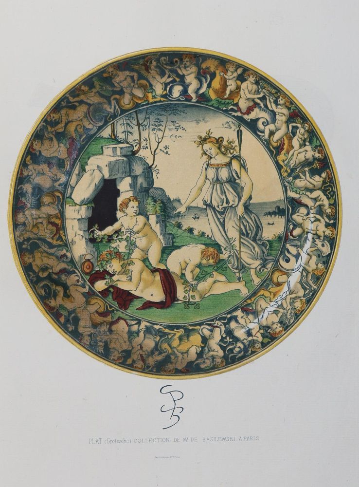 Große Abbildung Nr.21: 142-1086 Delange,C. u. C.Borneman.: (Porzellan u. Keramik)
