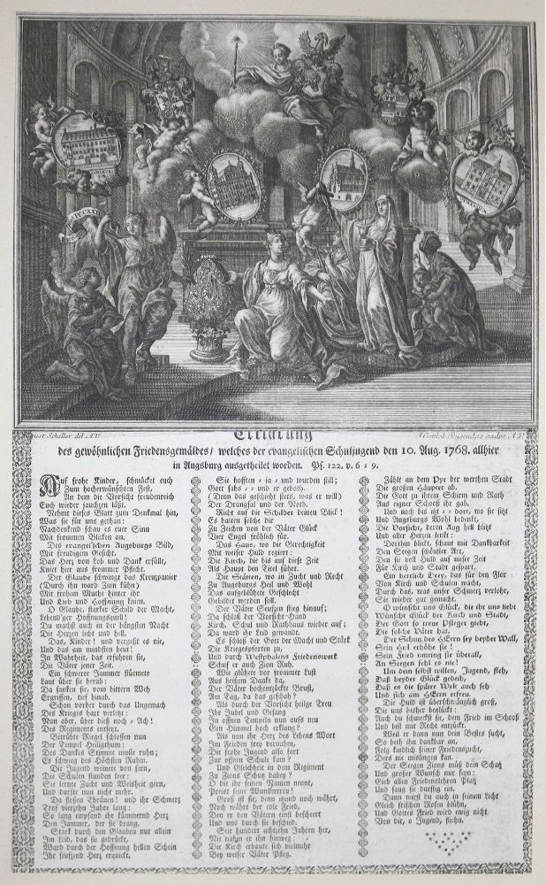 Große Abbildung Nr.2: 142-109 Friedens-Gemälde: (Einblattdrucke u. Flugschriften)