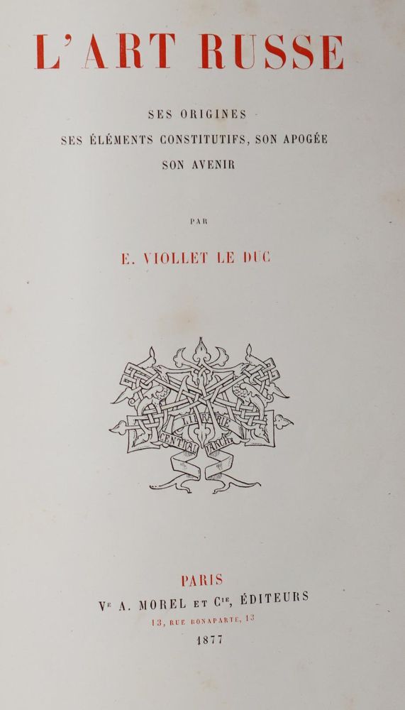 Große Abbildung Nr.1: 142-1092 Viollet le Duc,E.: (Russland)