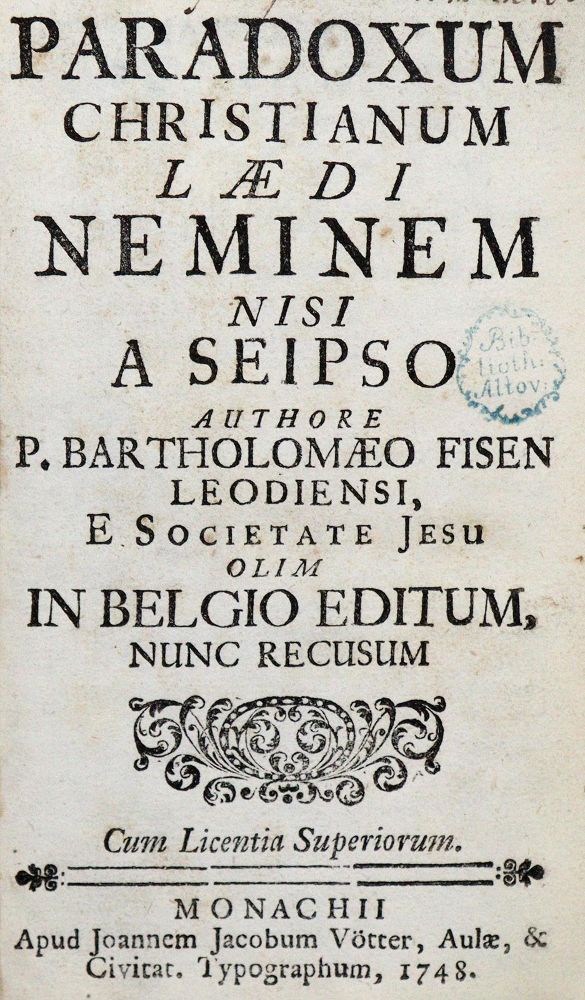Große Abbildung Nr.1: 142-11 Augustinus,A.: (Alte Drucke, Handschriften und Theologie)