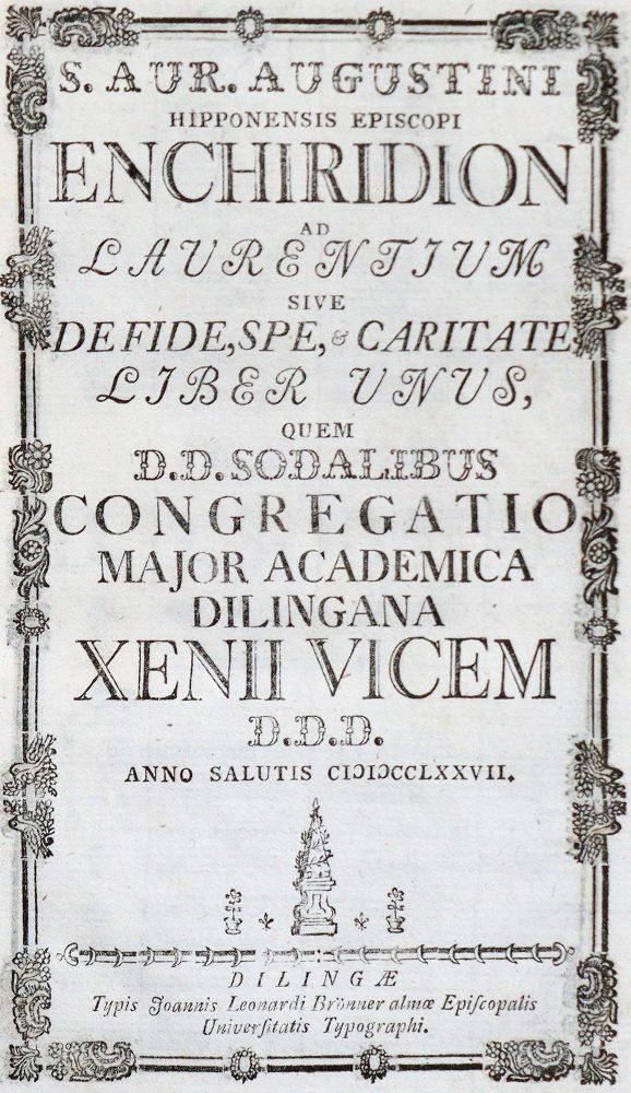 Große Abbildung Nr.2: 142-11 Augustinus,A.: (Alte Drucke, Handschriften und Theologie)