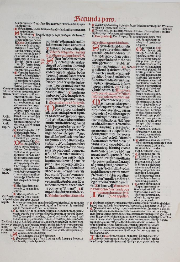 Große Abbildung Nr.3: 142-110 Einzelblätter.: (Alte Drucke, Handschriften und Theologie)