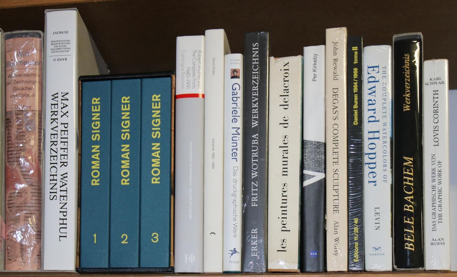 Große Abbildung Nr.10: 142-1106 Werkverzeichnisse.: (Kunstwissenschaft)