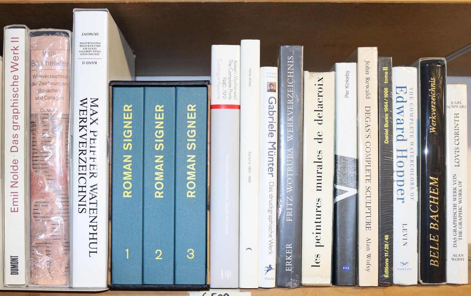 Große Abbildung Nr.5: 142-1106 Werkverzeichnisse.: (Kunstwissenschaft)