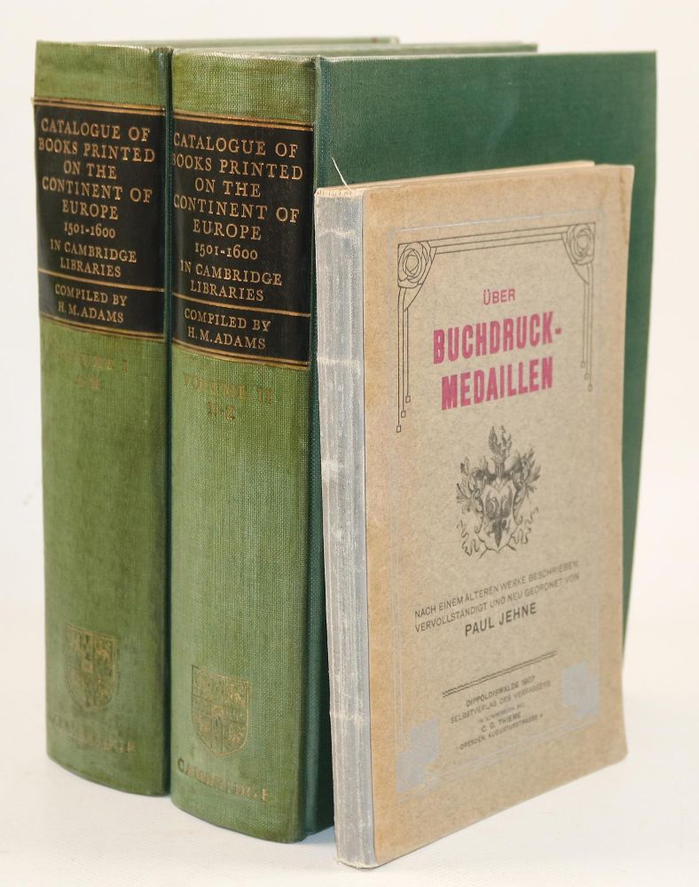 Große Abbildung Nr.2: 142-1111 Adams,H.M.: (Bibliographie und Buchwesen)