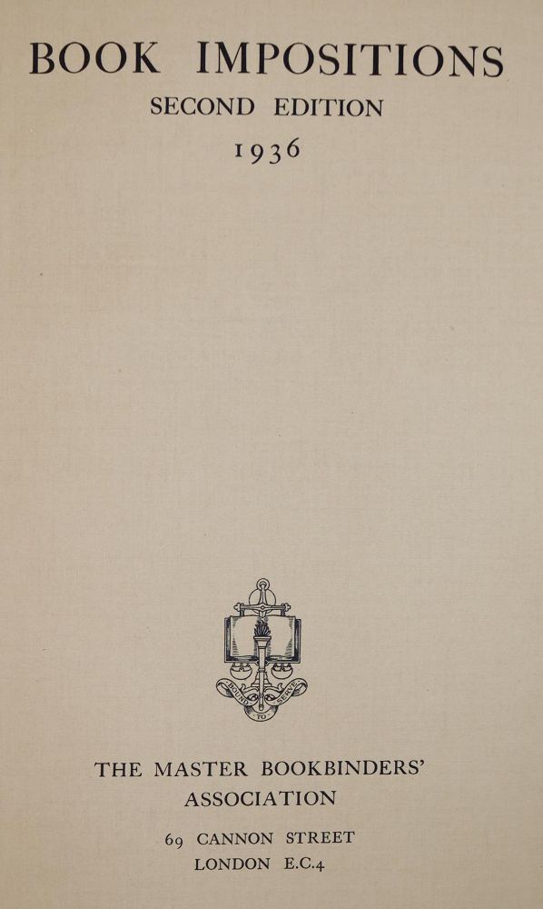 Große Abbildung Nr.1: 142-1114 Book Impositions.: (Bibliographie und Buchwesen)