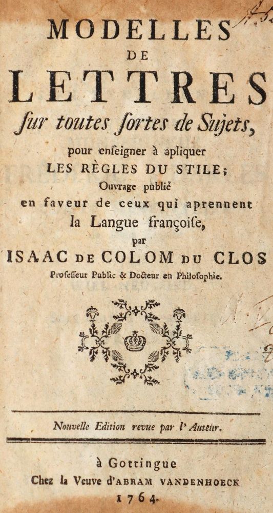 Große Abbildung Nr.1: 142-1116 Colom Duclos,I.de.: (Briefsteller)