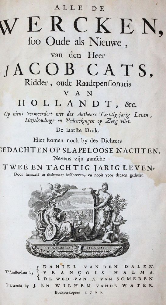 Große Abbildung Nr.1: 142-112 Cats,J.: (Emblemata)