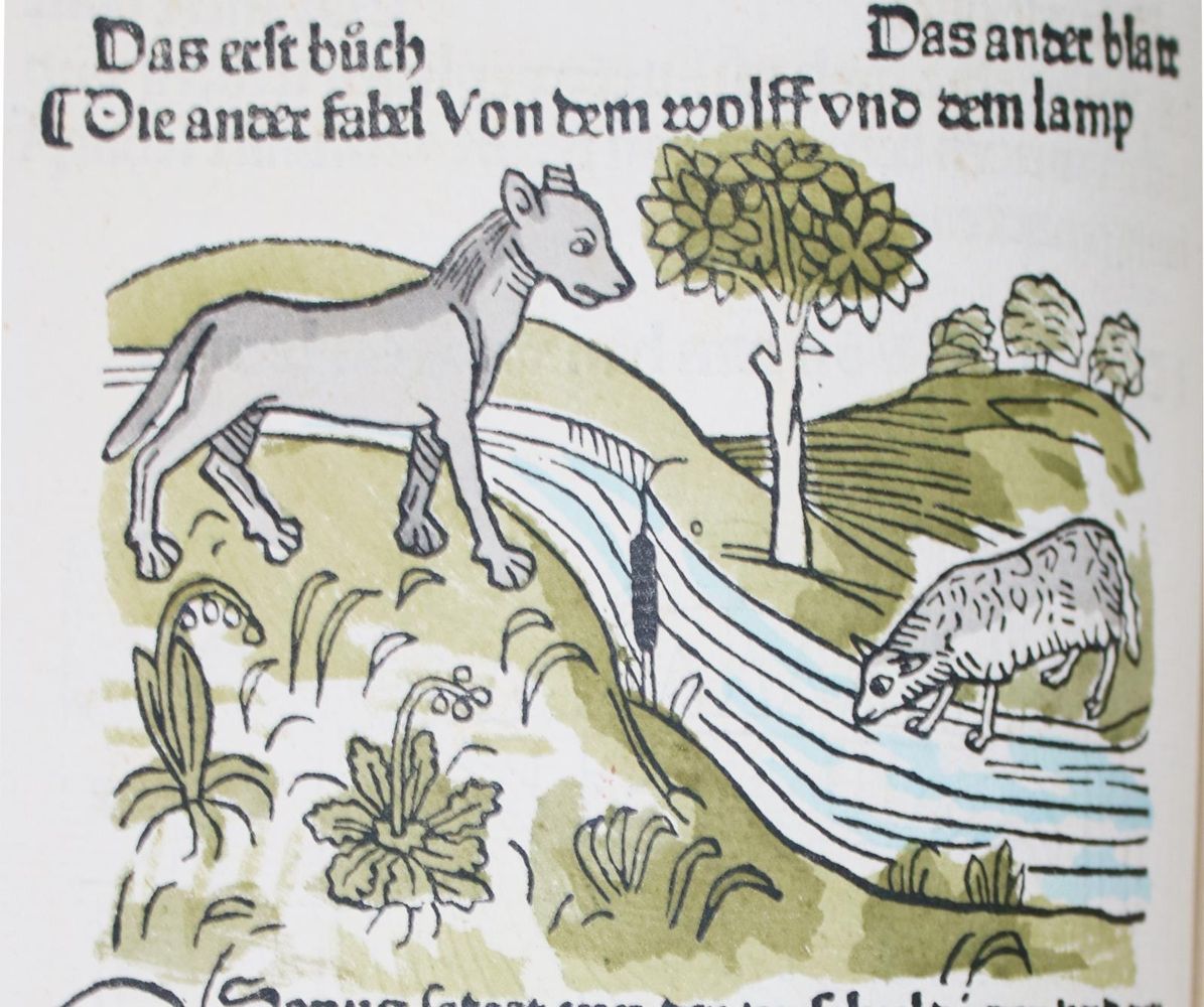 Große Abbildung Nr.3: 142-1128 Aesop.: (Faksimile)