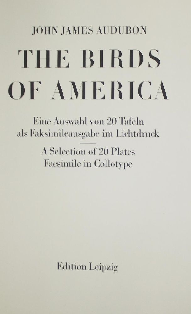 Große Abbildung Nr.10: 142-1133 Audubon,J.J.: (Faksimile)