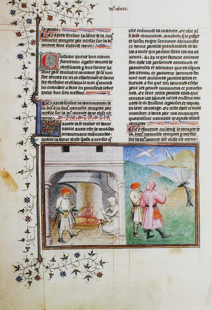 Große Abbildung Nr.1: 142-1145 Boccaccio,G.: (Faksimile)