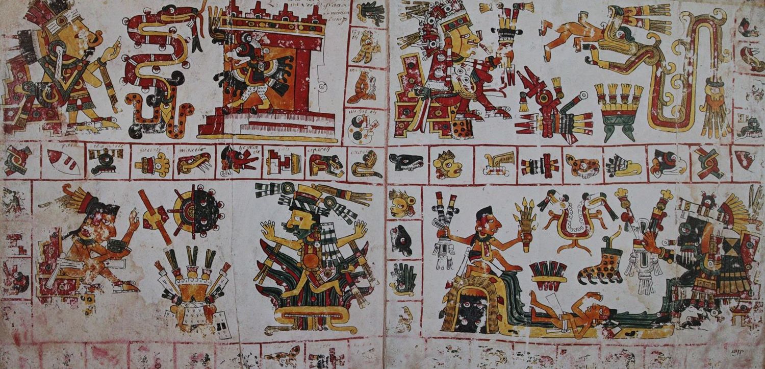 Große Abbildung Nr.2: 142-1151 Codex Borgia.: (Faksimile)