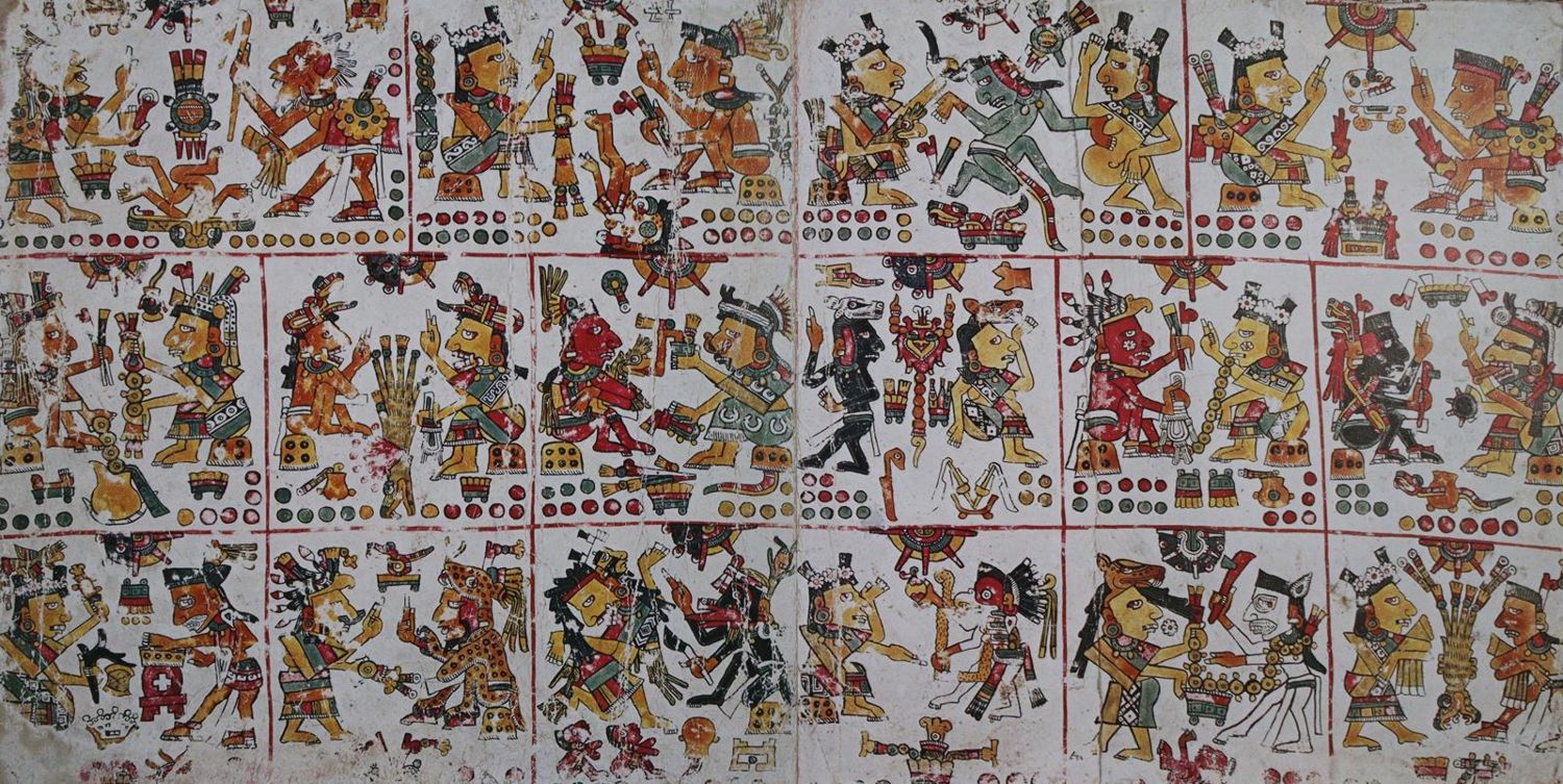 Große Abbildung Nr.3: 142-1151 Codex Borgia.: (Faksimile)