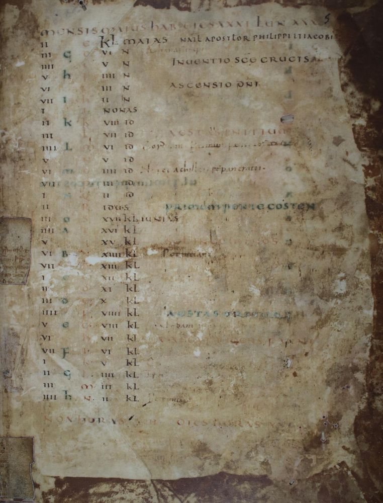Große Abbildung Nr.2: 142-1154 Codice de Metz.: (Faksimile)