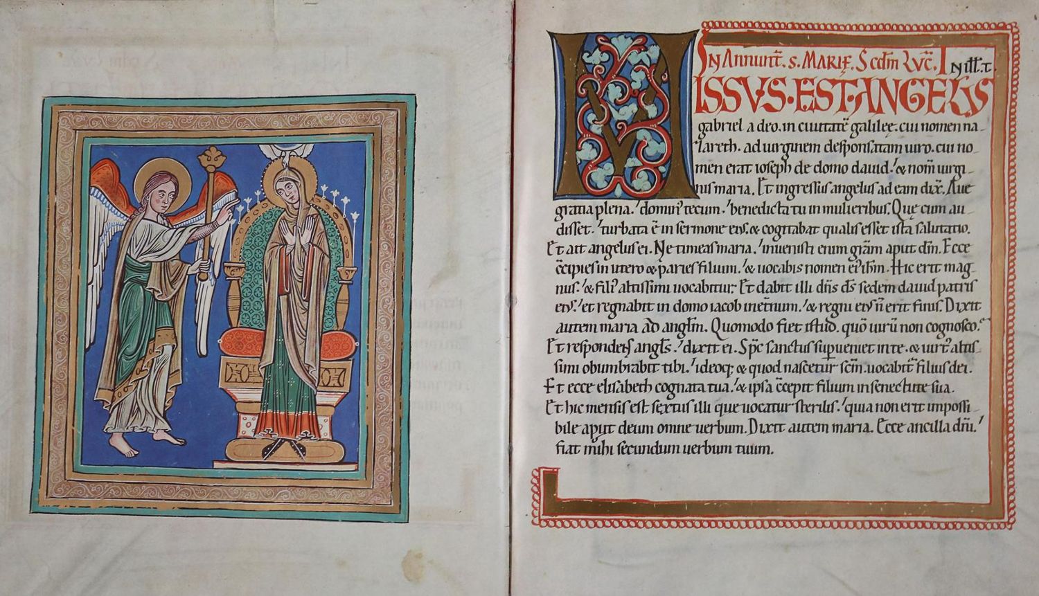 Große Abbildung Nr.1: 142-1162 Evangelistar: (Faksimile)