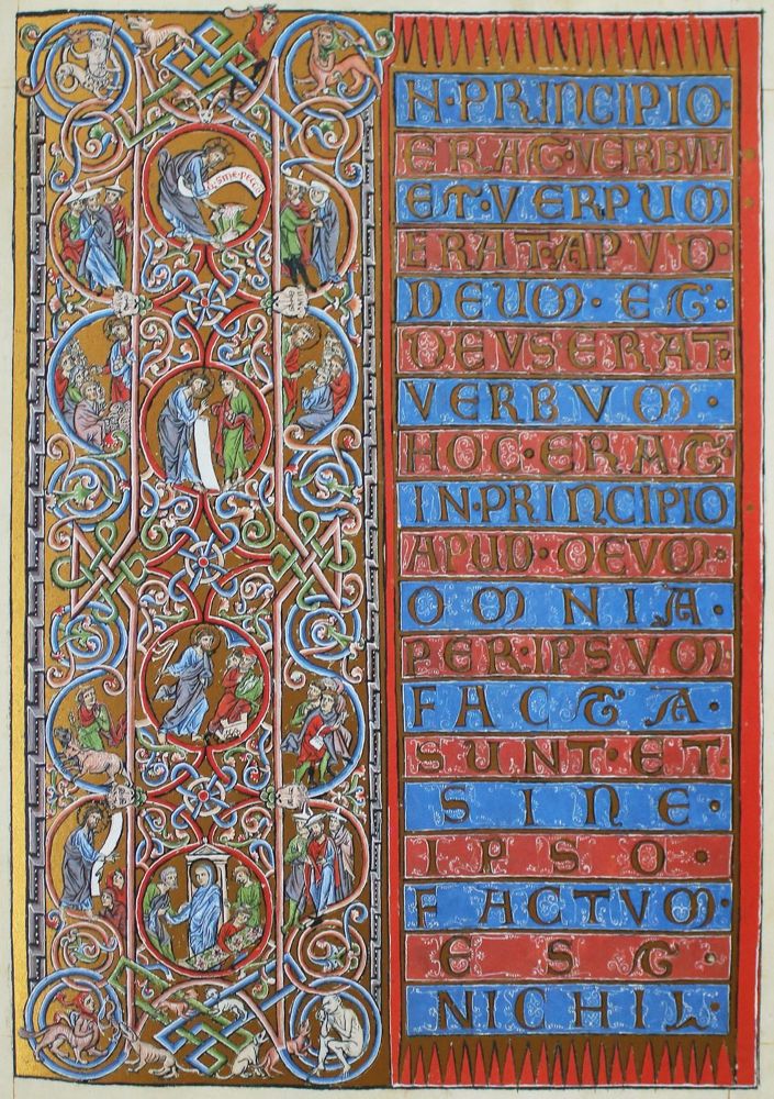 Große Abbildung Nr.2: 142-1167 Goslarer Evangeliar.: (Faksimile)