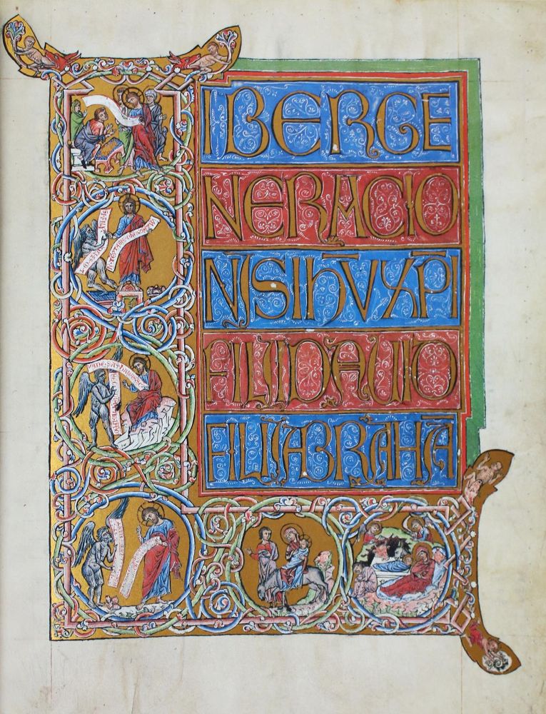 Große Abbildung Nr.3: 142-1167 Goslarer Evangeliar.: (Faksimile)