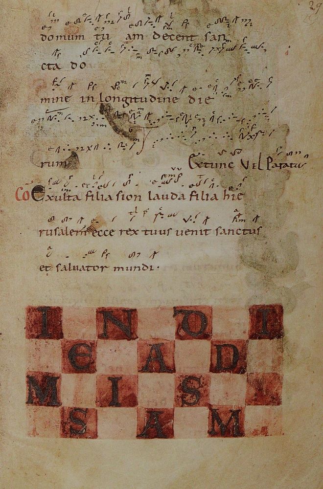 Große Abbildung Nr.1: 142-1169 Graduale und Sequenzen Notkers von St.Gallen.: (Faksimile)