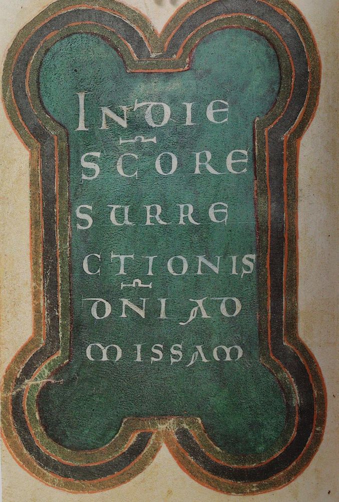 Große Abbildung Nr.3: 142-1169 Graduale und Sequenzen Notkers von St.Gallen.: (Faksimile)