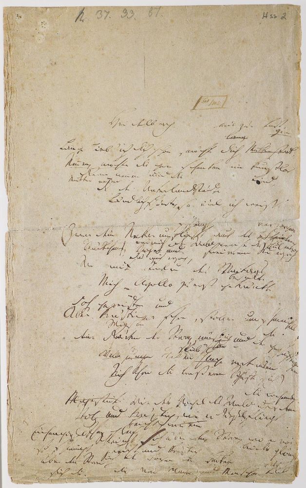Große Abbildung Nr.1: 142-1173 Hölderlin,F.: (Faksimile)