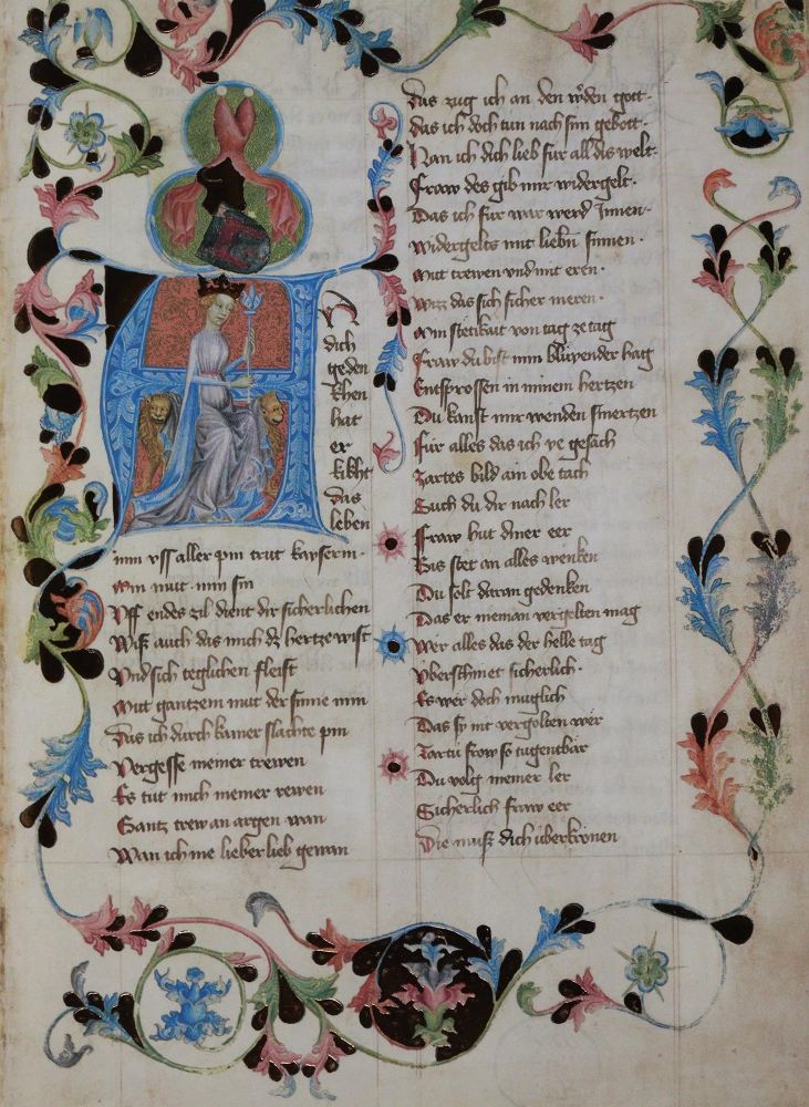 Große Abbildung Nr.1: 142-1175 Hugo von Montfort.: (Faksimile)