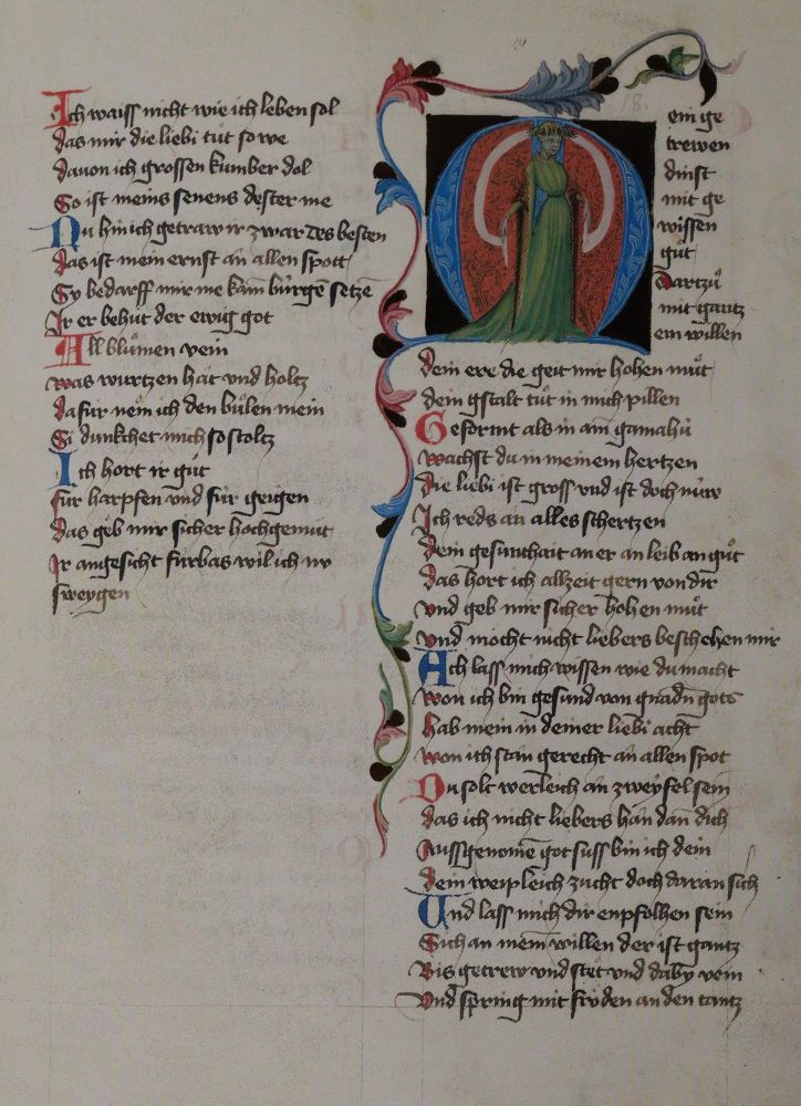 Große Abbildung Nr.3: 142-1175 Hugo von Montfort.: (Faksimile)