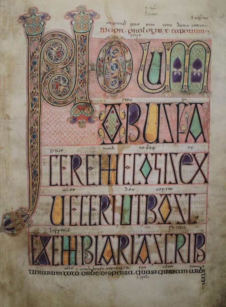 Große Abbildung Nr.1: 142-1181 Lindisfarne Gospels, The.: (Faksimile)