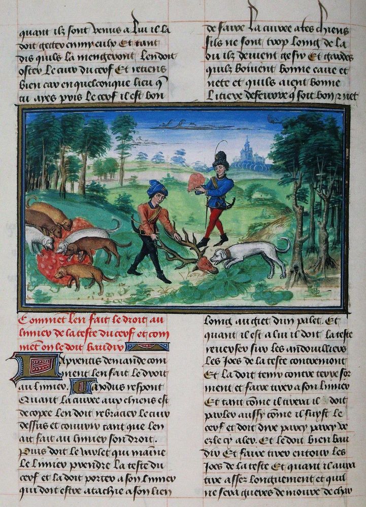 Große Abbildung Nr.2: 142-1182 Livre du Roy Modus, Le.: (Faksimile)