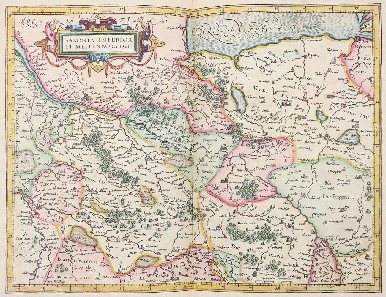 Große Abbildung Nr.1: 142-1186 Mercator,G.: (Faksimile)