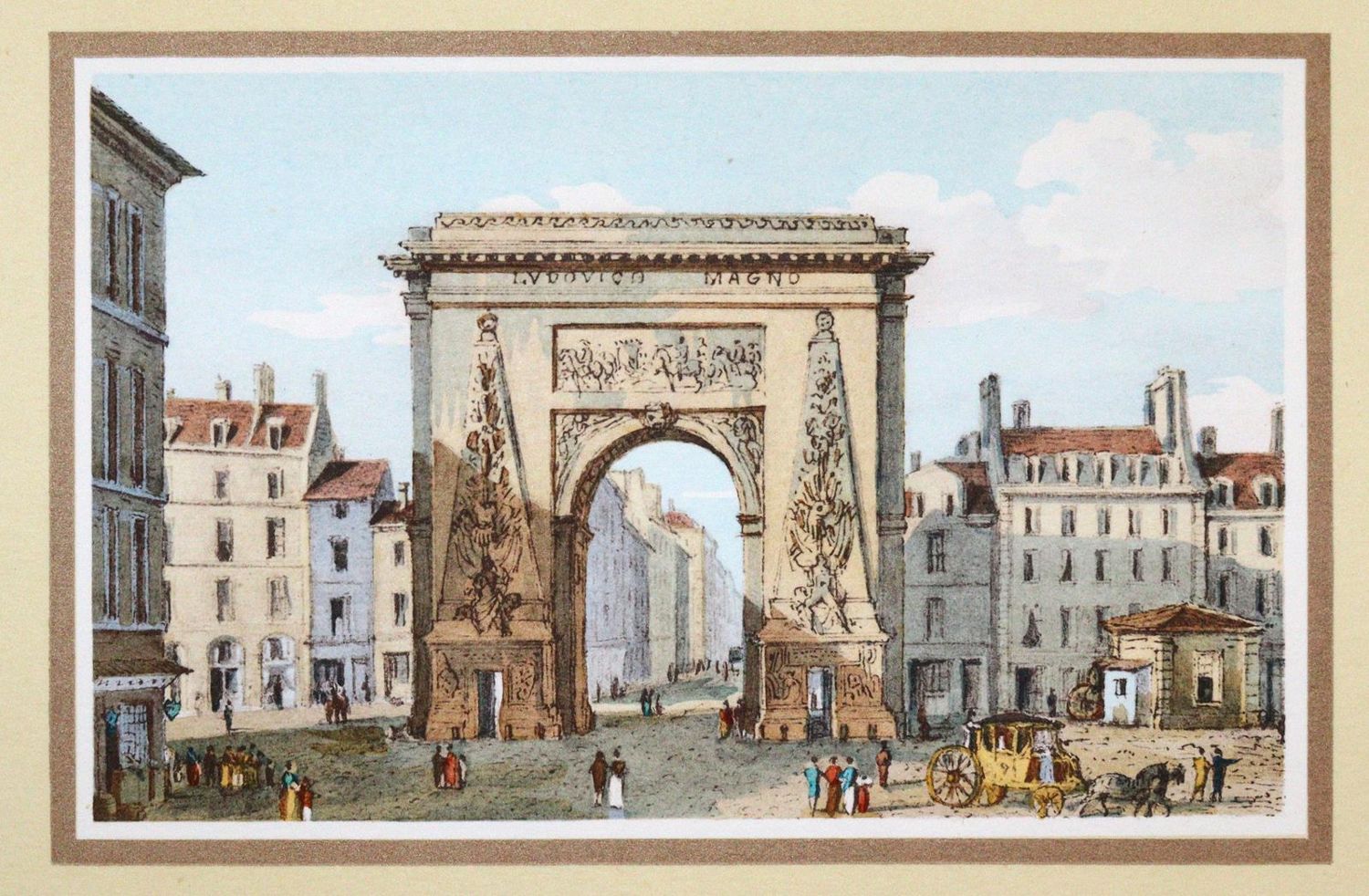 Große Abbildung Nr.3: 142-1187 Monuments de Paris.: (Faksimile)