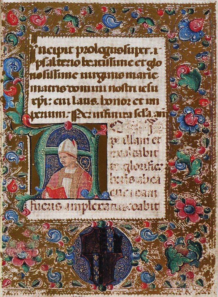 Große Abbildung Nr.1: 142-1189 Psalterium Beatae Mariae Virginis.: (Faksimile)
