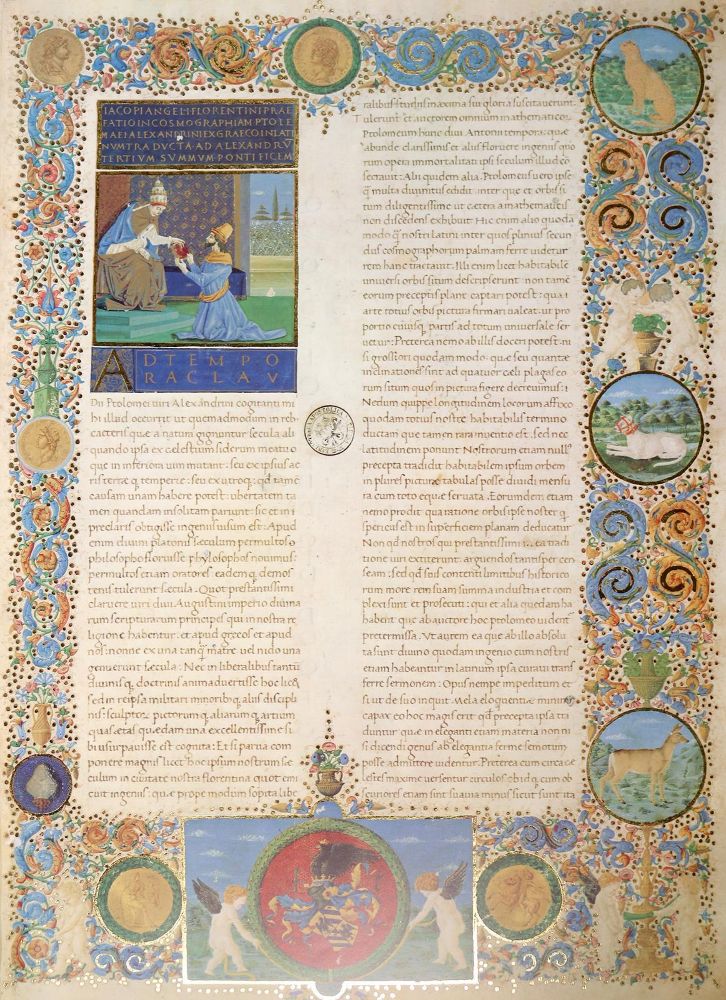 Große Abbildung Nr.3: 142-1190 Ptolemaeus,C.: (Faksimile)