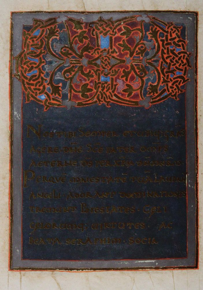 Große Abbildung Nr.2: 142-1197 Sakramentar von Beauvais.: (Faksimile)