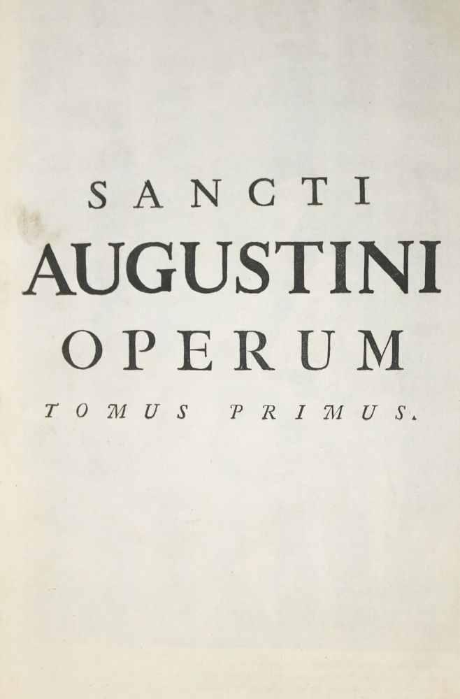 Große Abbildung Nr.2: 142-12 Augustinus,A.: (Alte Drucke, Handschriften und Theologie)